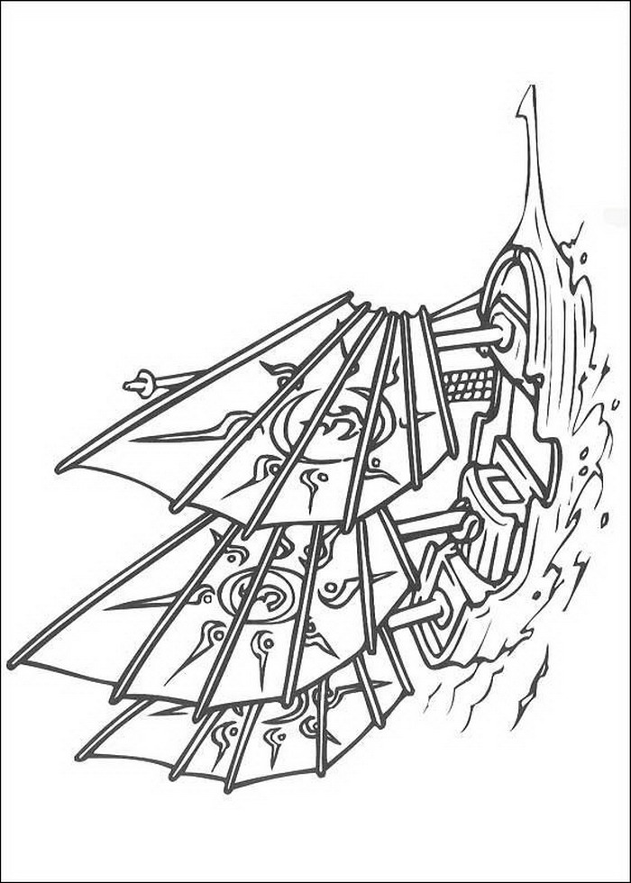 Plansa de colorat cu Sinbad 15 7